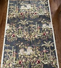 VINTAGE '50s FABRIC BY ALBERT RICHARD STOCKDALE  36” X 53” “Provenchine” picture