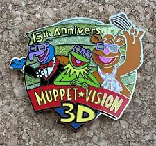 Disney Pin WDW Muppet Vision 15TH Anniversary LE 2500 Kermit Fozzie Gonzo picture