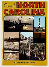 1977 Costal North Carolina Vintage Travel Natural Color Photo Tourist Booklet NC picture