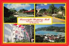 St Thomas US Virgin Islands Havensight Shopping Mall Vintage Postcard Unposted picture