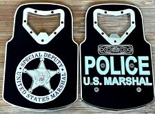 US Marshals Service - Special Deputy Silver SHIELD style challenge coin opener picture