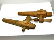 2-Vintage Redlich’s Wooden Warranted Faucet/Spigot Taps. 8 Inch Long. picture