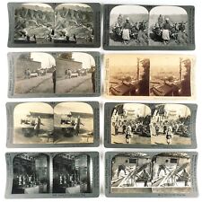Chinese Stereoview Lot of 8 China Wall Nanjing Beijing Photo Starter Set C1811 picture