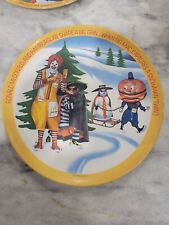 1977 McDonald's Vintage Plates And Glass Hamburglar Grimace Ronald McDonald picture