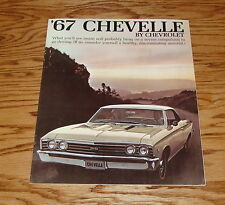 Original 1967 Chevrolet Chevelle Sales Brochure 67 Chevy SS 396 Malibu picture