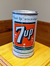 Vintage 7 Up Soda Pull Tab Top Pop Can - Air Sealed - Random Lake, Wi picture