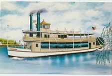 Valley Queen II steamship, Oshkosh, Wisconsin WI vintage unposted postcard picture