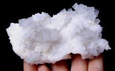 99.33g China/FLAWLESS TRANSPARENT RARE WHITE FLUORITE CRYSTAL MINERAL SPECIMEN picture