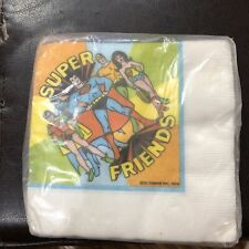 Super Friends 1978 Napkins Still Sealed In Original Package RARE picture