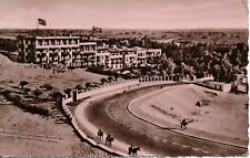 Cairo Egypt Real Photo Postcard Mena House Hotel Vintage Travel 1950s Posted picture