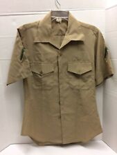 1940's-50's Vintage U.S. Military short Sleeve Button Up Size 15 picture