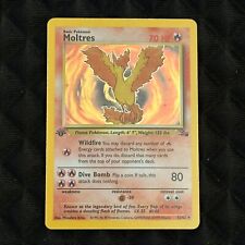 1st Edition Moltres 12/62 Fossil Rare Holo Pokemon Card picture
