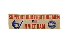 Rare Vintage Viet Nam Disabled American Veterans Bumper Sticker picture
