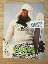 Gianni Versace 1994 Versus Fashion Print Ad: Male Snowboarder Scene picture