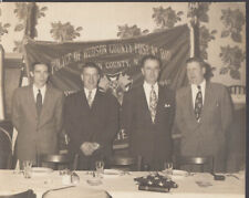 Hudson County NJ Police Post 810 banquet head table group of four ca 1950 picture
