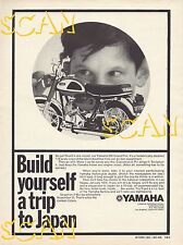 1969 Revell Model Kit Magazine Ad Yamaha 350 Grand Prix 1/8 Japan Trip 1970 picture