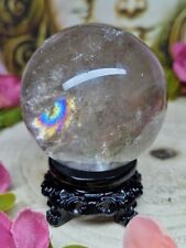Beautiful Brazilian Garden Quartz Crystal Sphere 50mm 188g With Rainbows picture