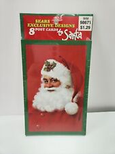 Vintage Sears Santa Claus Christmas Postcards NOS Cleo Inc  picture