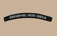US Naval Support Facility Diego Garcia NAVSUPPFAC UIM Shoulder Rocker Tab (02) picture