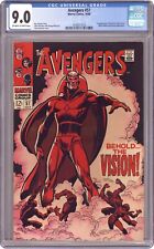 Avengers #57 CGC 9.0 1968 4168577016 1st SA app. Vision picture