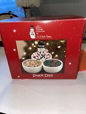 The Snow Friends Collection By St. Nicholas Square, In Box. Snack Dish picture
