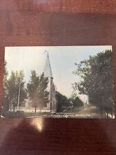 1913 Markle, IN Postcard- CHRISTIAN CHURCH Street Trees 1915 picture