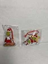 Set Of 2 The Grinch Stole Christmas Ornaments picture