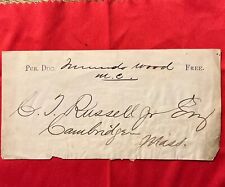 Fernando Wood Autograph- Civil War Mayor of NYC/ US Congressmen from New York picture