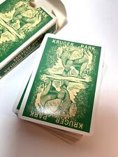 Vintage KRUGER PARK South Africa ELEPHANT Back Playing Cards Souvenir picture