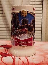 🍺 2020 Budweiser Holiday Series Stein 41st Anniversary Budweiser stein NIB 🍺 picture