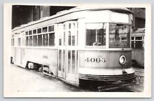 RPPC Cleveland Electric Railway Company Trolley #4006 Windermier 1934 Postcard picture
