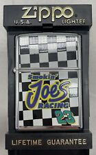 1997 Zippo Smokin' Joe's Racing #23 UNFIRED Checkered Lighter with Case picture