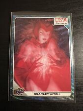 2024 Upper Deck Marvel Platinum Blue Surge Parallel Scarlet Witch #45 picture