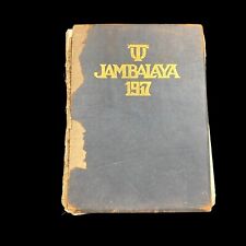 Rare WWI Era 1917 Tulane Newcomb Jambalaya Yearbook College University As Is picture