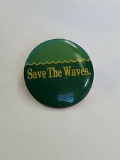 Save The Waves Lapel Hat Jacket Pin Not For Profit Organization  picture