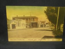 CORVALLIS OREGON MAIN STREET 1907 HAND COLORED? picture