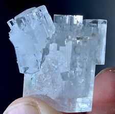 98 CT Natural DT Aquamarine Crystal Cluster Specimen From Skardu Pakistan picture