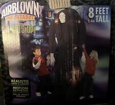 AS-IS 8ft Black Ogre Halloween Inflatable Gemmy 2005 picture