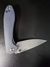 New CJRB Small Feldspar Linerlock Blue Folding Poket Knife J1912S-GYC picture