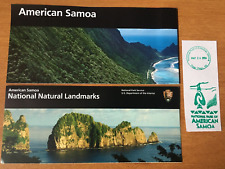 National Park of American Samoa Unigrid Brochures Map and Passport stamps picture
