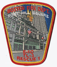 Boston Engine 10 TL-3 Rescue 1 Fort Hill Square  NEW Fire Patch. picture