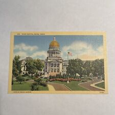 Boise ID State Capitol Idaho Vintage Postcard Street View White Border picture