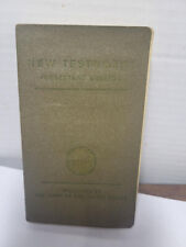 New Testament Protestant Version Presented By The Army Of The United States 1942 picture