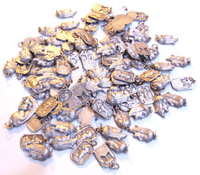 Large Lot of Approx. 111 Blessed in Medjugorje 4 Different Silver Tone Pendants picture