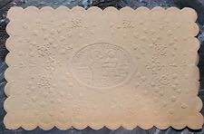 Vintage 1900s Blanke Wenneker St Louis Candy Company Paper Doily Logo Insert picture