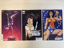 Catwoman 28 Wonder Woman 751 Savage Avengers 2 Frisson Covers 3 Book Lot picture