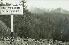 1940's RPPC Hazel View Summit, Cal. Vintage Postcard P106 picture