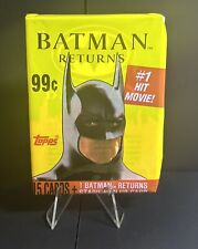 1991 Topps Batman Returns Movie Trading Cards 1 Pack NEW Factory Sealed 15 Cards picture