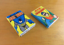 Russell 1977 Batman and Robin cards lot of 2 decks complete excellent NM picture
