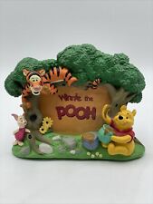 Vintage Walt Disney Winnie the Pooh Picture Frame 3x5 90’s 3D Tigger Piglet Baby picture